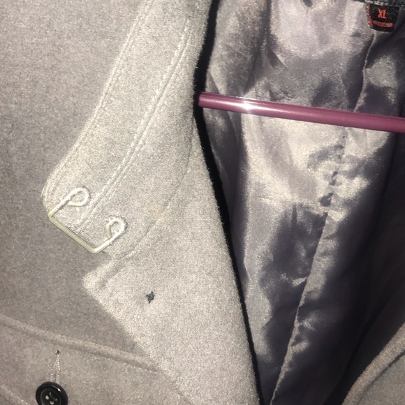 Men's Gray Wool Jacket - Picture 5 of 6